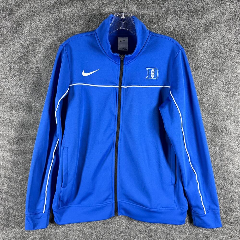 Nike Duke Blue Devils Jacket Mens L Dri-FIT Full Zip Sideline NCAA Basketball